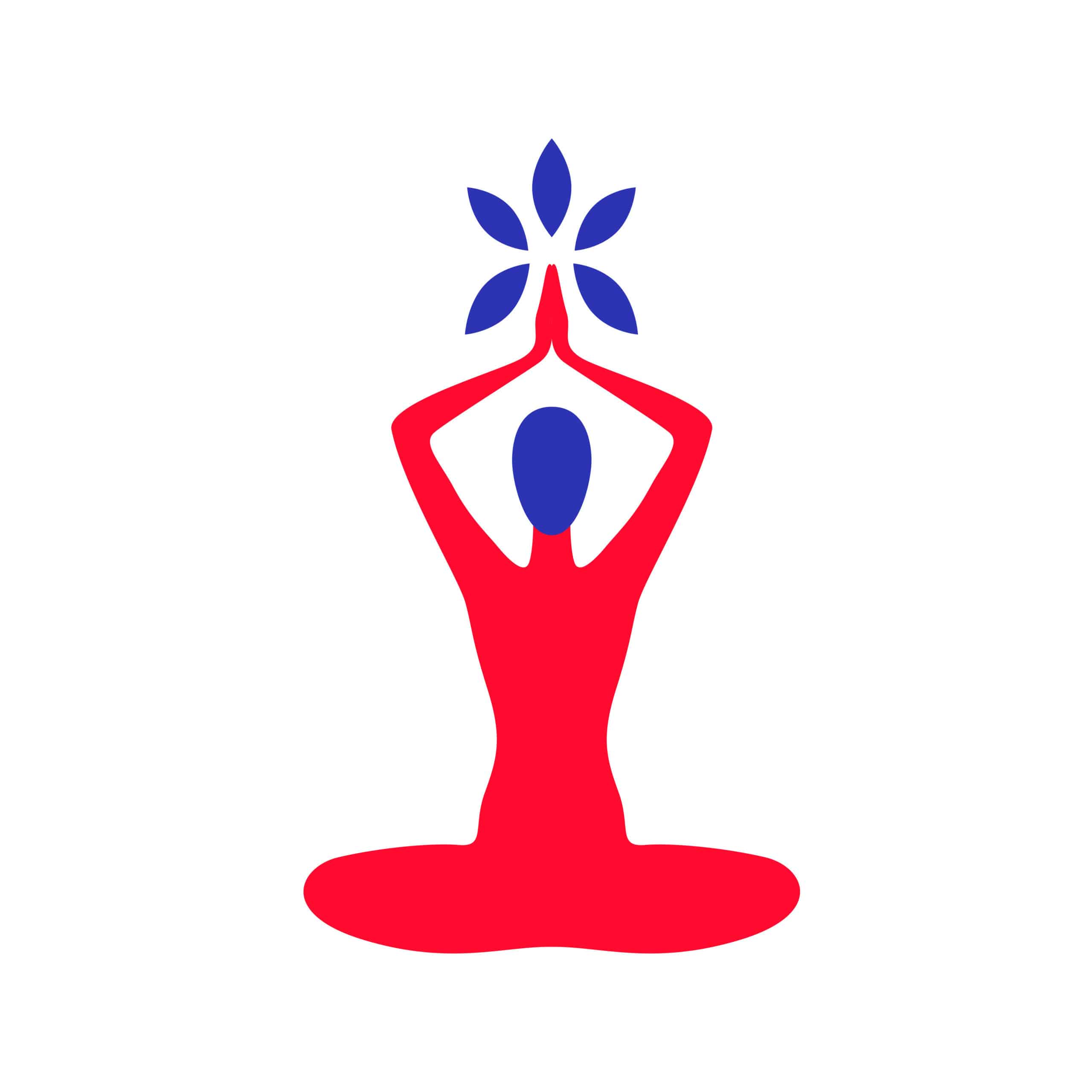 Vector illustration of yoga man